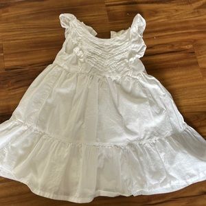 Oshkosh bgosh toddler white dress size 3t
